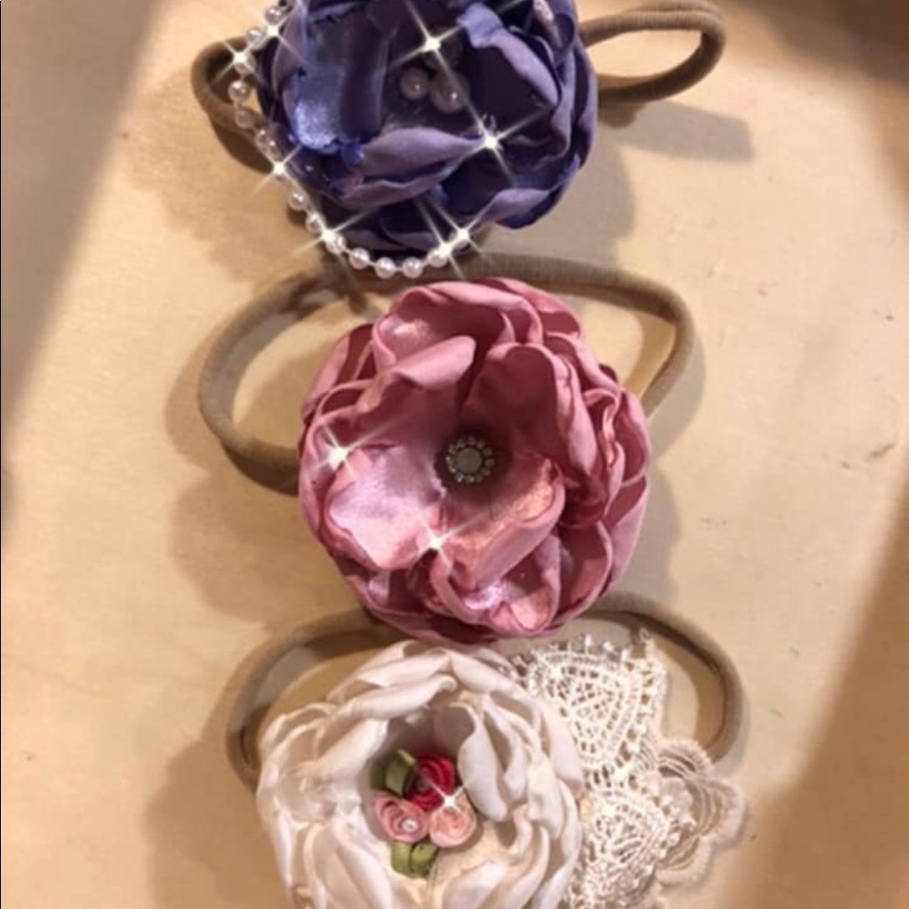 Newborn headbands (sold separately)